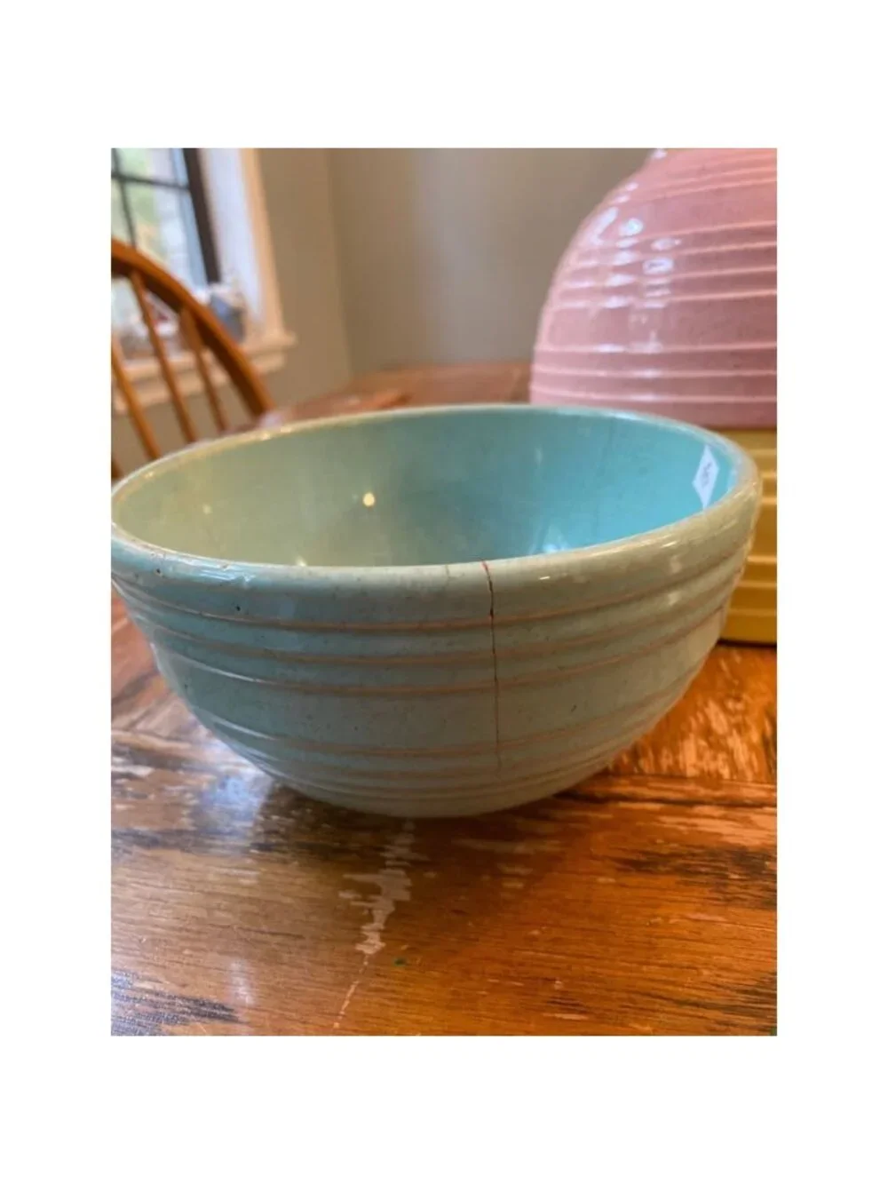 Mccoy Pastel Mixing Bowls Set Of 3 Beehive Pattern Speckled Colors Robin Egg Cir